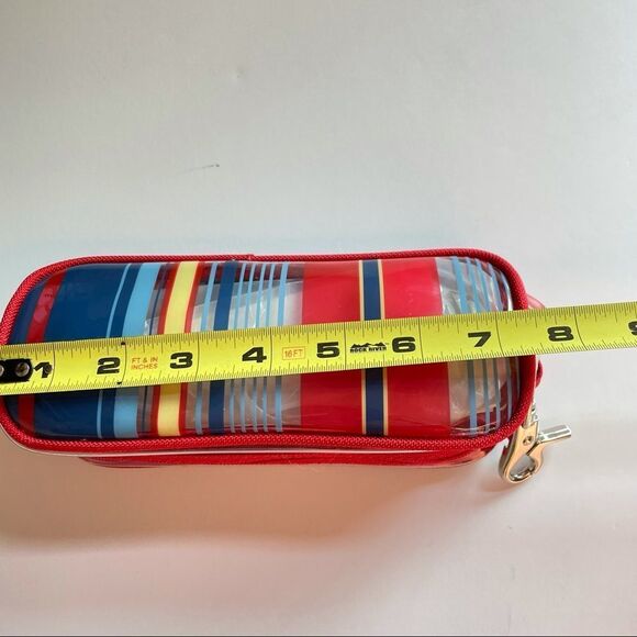 Lancome Makeup Bag Case Pouch Stripes Eiffel Tower - Picture 6 of 8